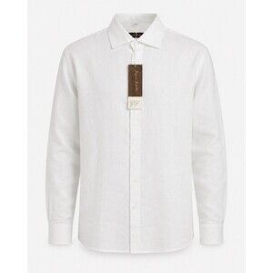 Island Importer Amalfi Shirt L/S Men’s XLarge Malibu Blue Linen Button-Up Casual